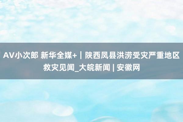 AV小次郎 新华全媒+｜陕西凤县洪涝受灾严重地区救灾见闻_大皖新闻 | 安徽网