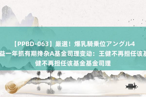 【PPBD-063】厳選！爆乳騎乗位アングル4時間 中欧嘉益一年抓有期搀杂A基金司理变动：王健不再担任该基金基金司理